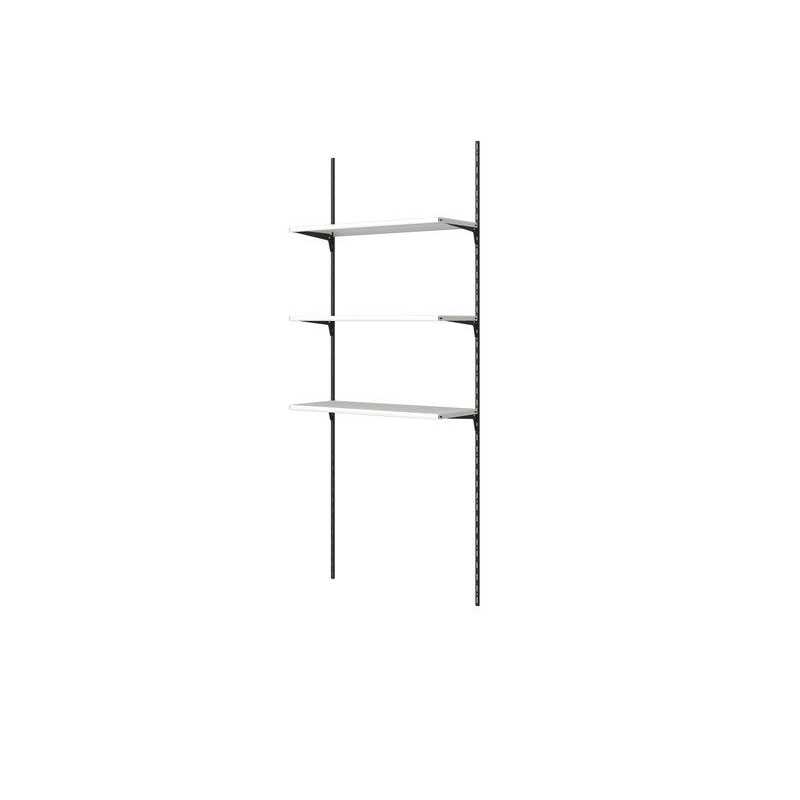 Crémaillère simple acier H.200 cm entraxe 50 mm