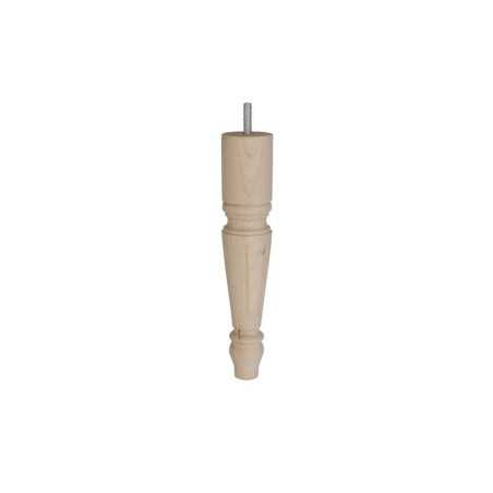 Pied De Lit - Sommier Autres Fixe HÃªtre Brut Blanc - Beige - Naturels 23 Cm