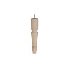 Pied De Lit - Sommier Autres Fixe HÃªtre Brut Blanc - Beige - Naturels 23 Cm