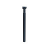 Pied dappoint plan de travail ou bar noir diamètre 6cm hauteur 70 à 110cm