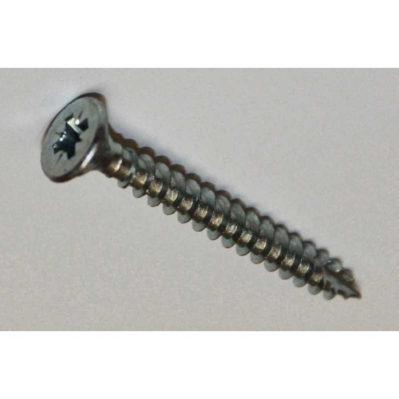 Lot de 15 Vis Acier Tête Fraisée Standers Diam.4.5 Mm X L.45 Mm