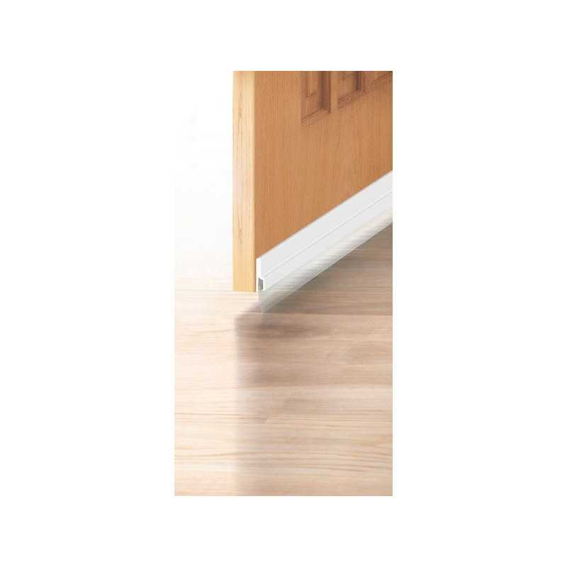 Bas de porte adhésifbavette aXTON L. 100 cm blanc