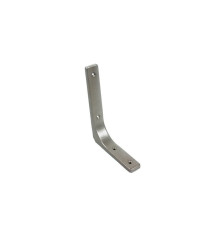 Equerre Moderne Acier Epoxy Gris H.12.5 X P.15 Cm