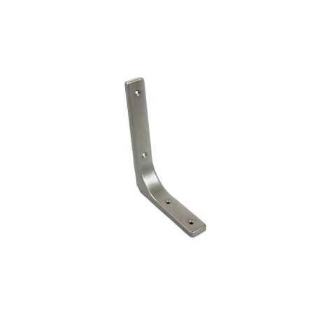 Equerre Moderne Acier Epoxy Gris H.12.5 X P.15 Cm