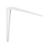 Equerre Emboutie Acier Epoxy Blanc H.25 X P.30 Cm