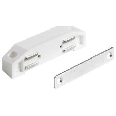Lot de 2 Aimants Magn?tiques Plastique Hettich L.17.3 X L.75.0 Mm