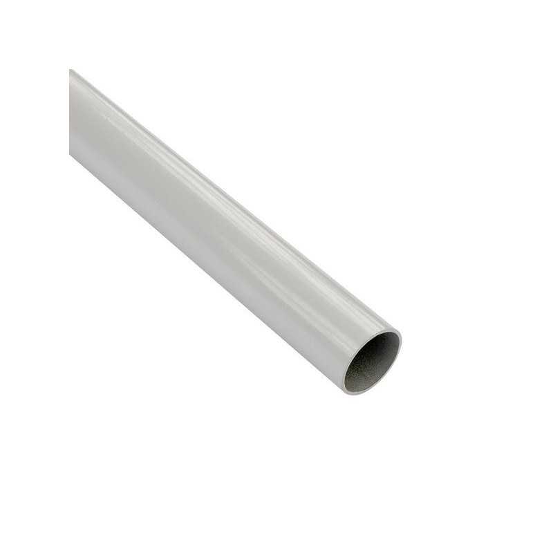 Barre de penderie blanc H.2.5 x l.150 x P.2.5 cm