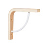 Equerre Multi + Bois Brut Naturel H.13 X P.15 Cm