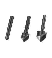 Lot de 3 Fraises Tige Diam.6-12-16 Mm Wolfcraft