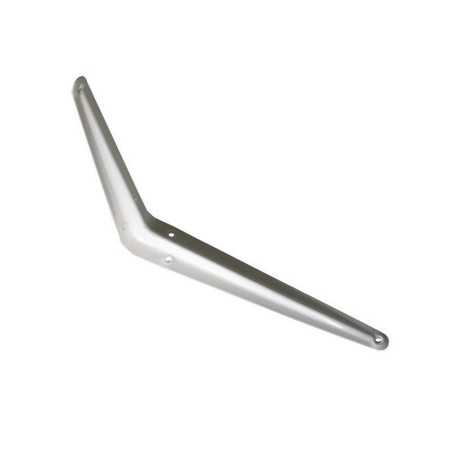 Equerre Emboutie Acier Epoxy Blanc H.7.5 X P.10 Cm