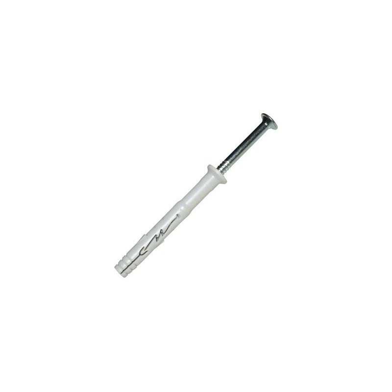 Lot de 10 chevilles et vis Ã  frapper nylon Spit diam. 8 x L. 60 mm