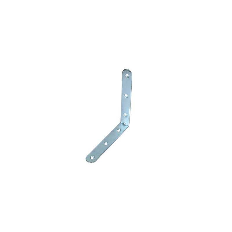 Equerre de chaise fer zingué H.12 Cm