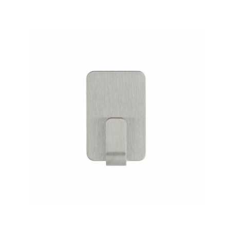Lot de 4 crochets adhésif déco métal COMMAND argent 0.225 kg