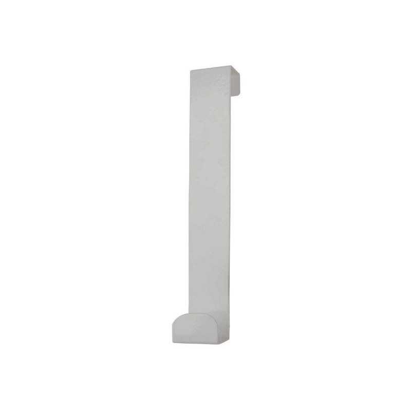 Patère à visser en acier blanc