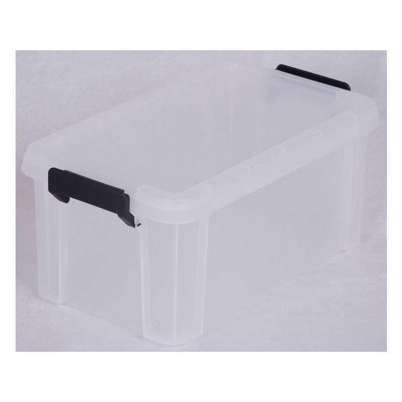Boîte Iris en plastique transparent L.21.4 X P.36.5 X H.16.5cm