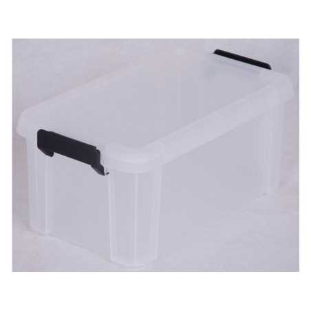 Boîte Iris en plastique transparent L.21.4 X P.36.5 X H.16.5cm