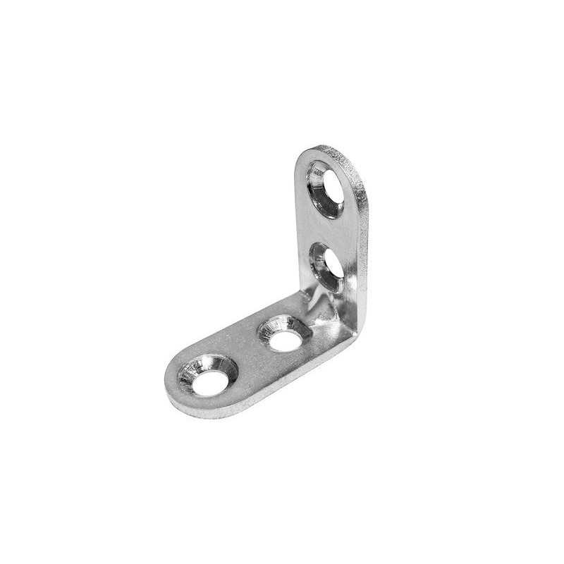 Equerre de chaise fer zingué H.3 Cm