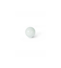 Lot de 6 Boutons De Meuble Boule Blanc Abs H.31 X P.28 Mm