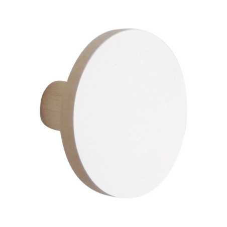 Tête de portemanteau INSPIRE Modulo à visser bois blanc
