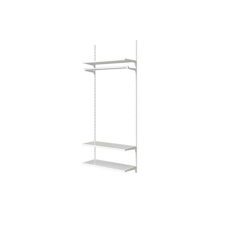 Crémaillère simple en acier H.200 cm entraxe 50 mm