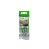 Lot de 8 Vis Acier tête Ronde Standers Diam.6 Mm X L.50 Mm