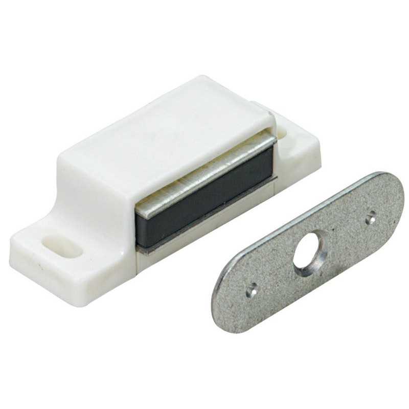 Lot de 10 Loqueteaux Magnétiques Plastique Hettich L.14.5 X L.45.