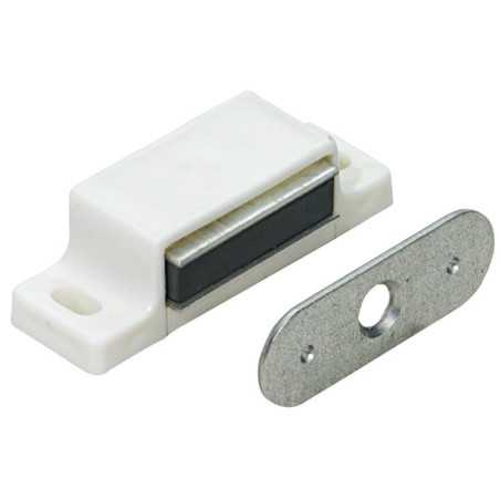 Lot de 10 Loqueteaux Magnétiques Plastique Hettich L.14.5 X L.45.