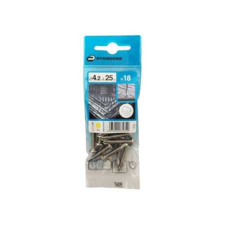 Lot de 18 vis autoperceuse Inox tête ronde phillipsX L.25 Mm
