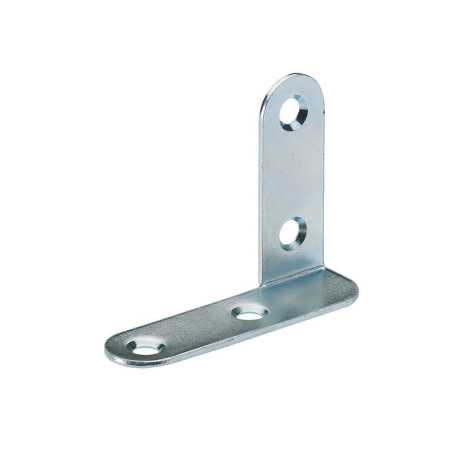1 équerre De Cadre Coudée Acier Zingué Hettich L.30 Mm