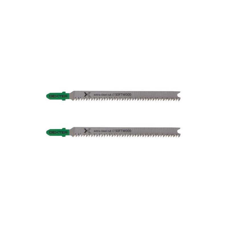 Lot de 2 lames pour bois coupe extra nette 5-50 Mm