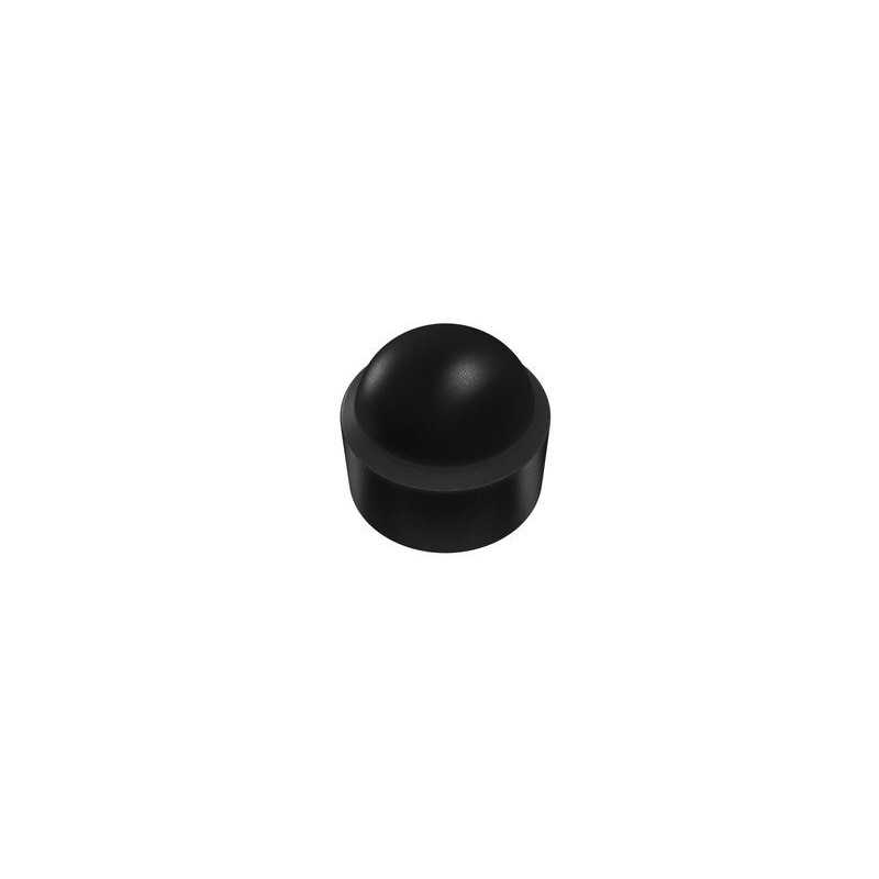 Lot de 4 cache-vis plastique Noir
