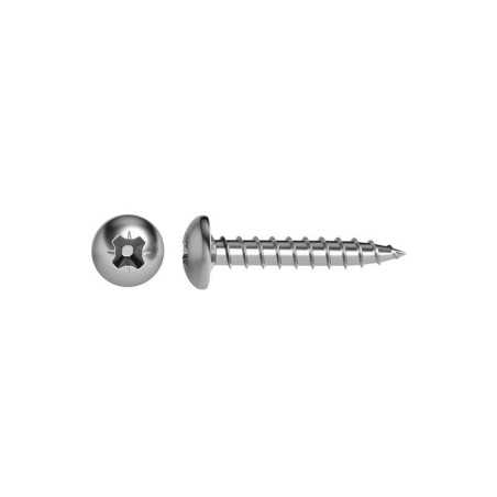 Lot de 50 Vis Acier Tête Ronde Standers Diam.3 Mm X L.12 Mm