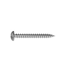 Lot de 25 Vis Acier Tête Ronde Standers Diam.4 Mm X L.35 Mm
