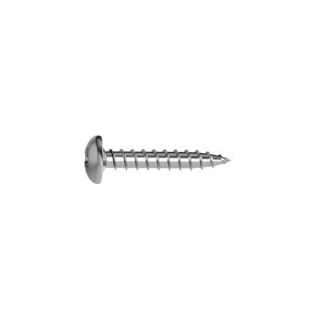 Lot de 25 Vis Acier Tête Ronde Standers Diam.4 Mm X L.30 Mm