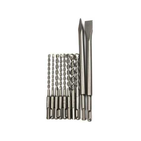 Coffret De 10 Forets Béton Dexter Pro Diam.5-6-8-8-8-10-12-14-14 Mm