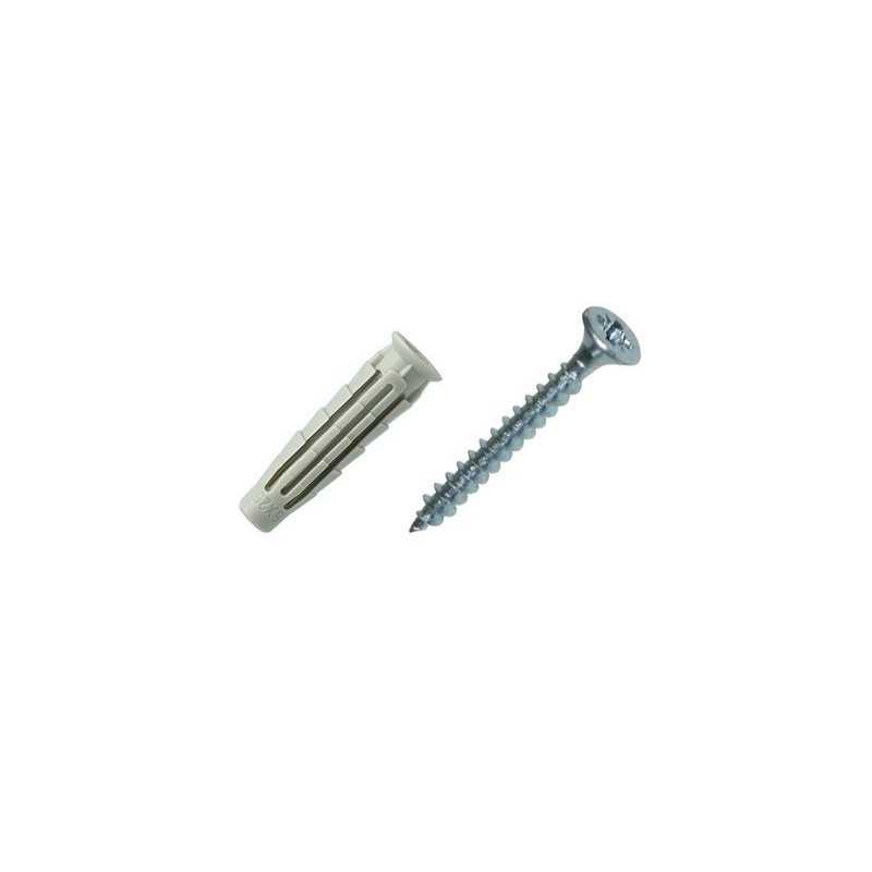 Lot de 30 Cheville Et Vis Spit Diam.5 Mm X L.25 Mm