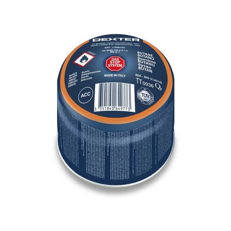 Cartouche de Gaz butane 190 Gr stop Gaz 0.19 Kg