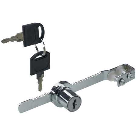 Serrure De Vitrine Acier En Applique Hettich Axe 22 Mm