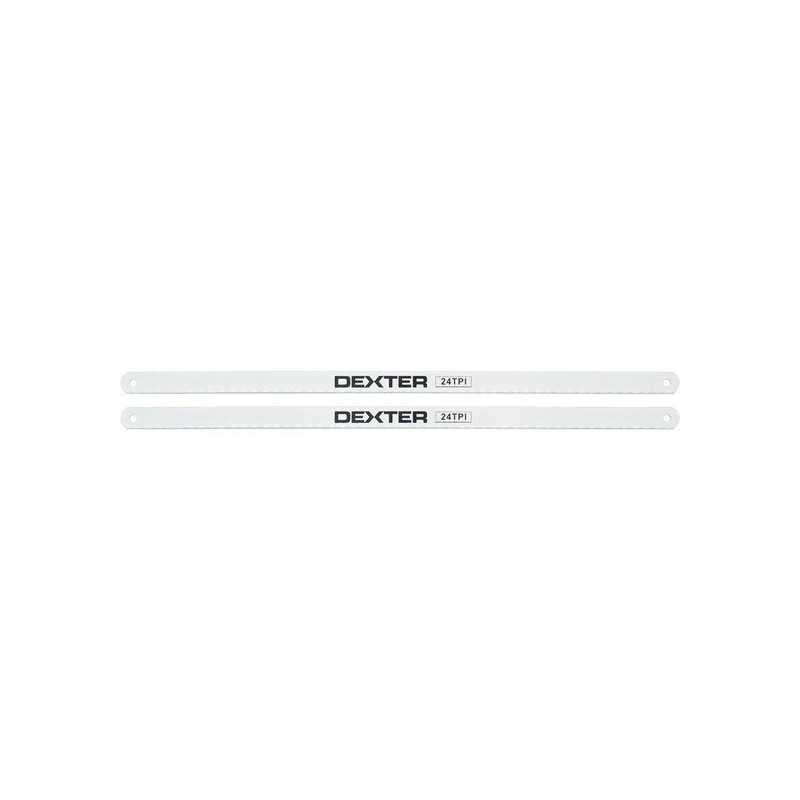 Lot de 2 lames de scie à métaux coupe standard 300 mm DEXTER
