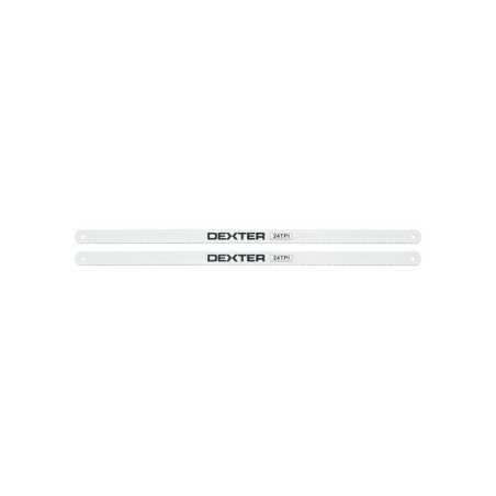 Lot de 2 lames de scie à métaux coupe standard 300 mm DEXTER
