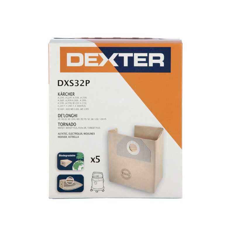 Lot de 5 sacs papier Dxs32P