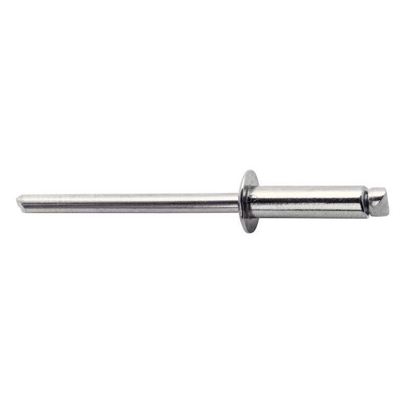 Lot de 50 Rivets Acier Inoxydable Diam.4.8 X H.25 Mm Avec ForÃªt