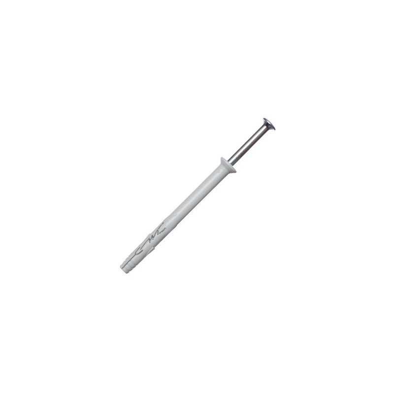Lot de 20 chevilles et vis à frapper nylon Spit diam. 6 x L. 65 mm