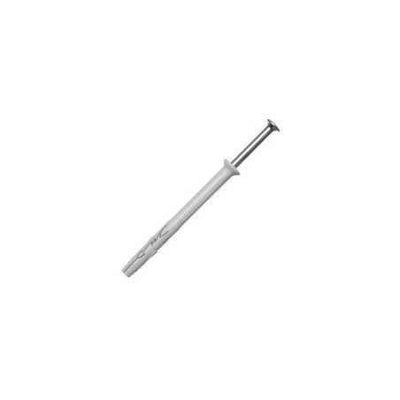 Lot de 20 chevilles et vis à frapper nylon Spit diam. 6 x L. 65 mm