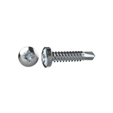 Lot de 25 Vis autoperceuse Inox Tête Ronde Phillips Standers X L.13 Mm