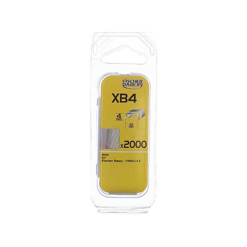 Lot de 2000 Agrafes Fischer Darex Xb4