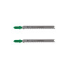 Lot de 2 lames pour bois dur dexter coupe nette 3-30 Mm