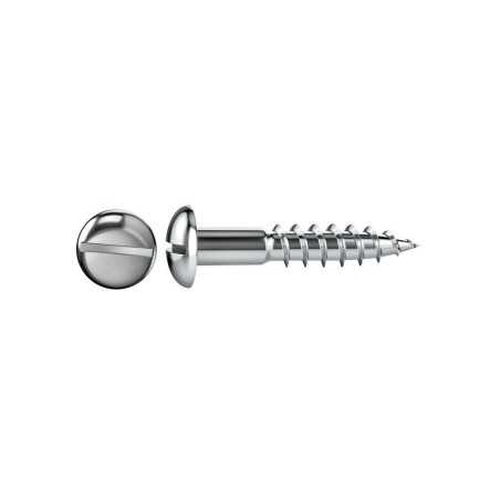 Lot de 30 Vis Acier Tête Ronde Standers Diam.4 Mm X L.25 Mm