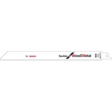 Lot de 2 lames coupe multimatériauS1122Hf pour scie sabre ou égoïne
