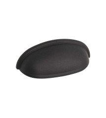 Lot de 4 poignées de meuble entraxe 64 Mm Acier Verni